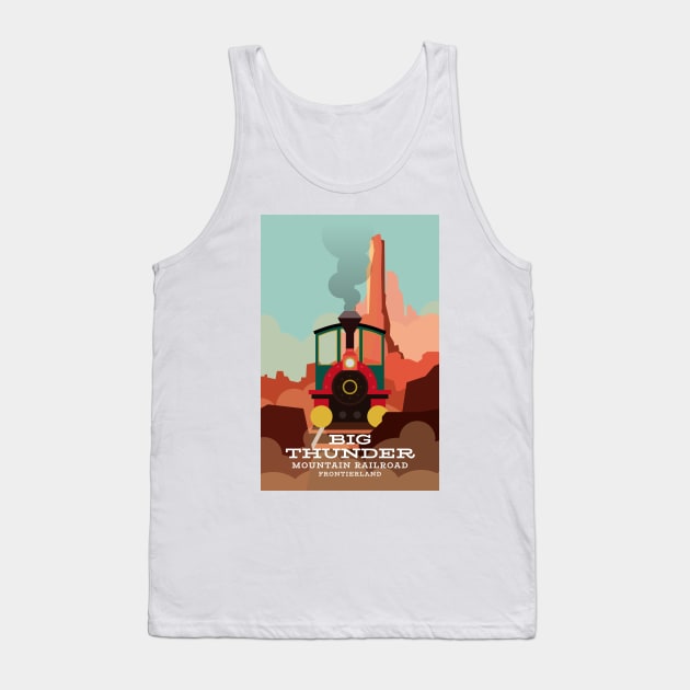 Big Thunder Mountain Railroad Tank Top by parkhopperapparel